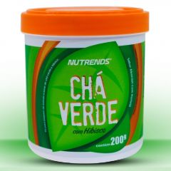 CHA VERDE C/ HIBISCUS 200G(nutrends)
