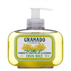 SABONETE LIQUIDO GLICERINA ERVA DOCE 200mL