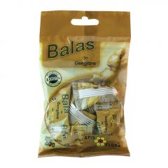 Bala Apis Flora Sabor Gengibre - Pacote com 40g